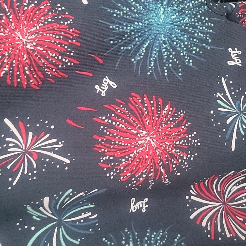 LUG Luggings Capri Color Fireworks Navy SZ L - Picture 2 of 7